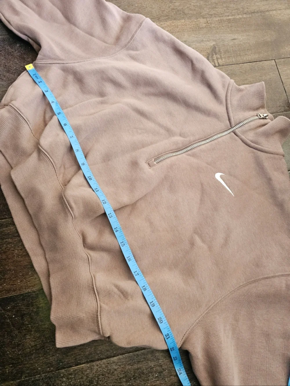 Nike Sportswear Phoenix FleeceWomen's 1/4-Zip Cropped Sweatshirt Medium - Picture 7 of 12